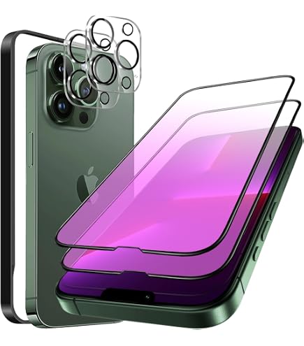 Amazon | DXFAU ブルーライトカット iPhone 13 Promax 強化ガラス